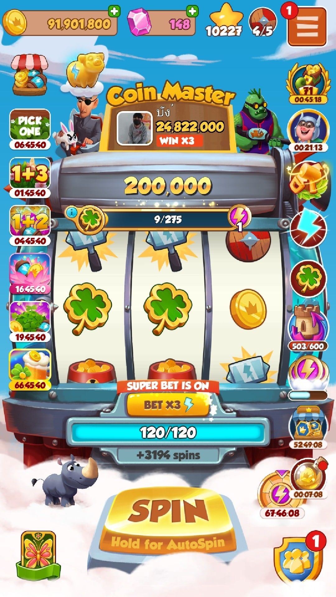 Legends Casino game